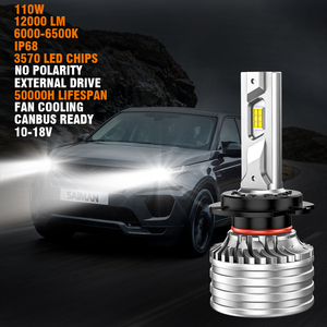 Super luminoso 110W CANBUS lampada a LED H1 H7 <span class=keywords><strong>H11</strong></span> 9005 ventilatore freddo doppio tubo di rame all'ingrosso nuovo Cool Luces Led Para Auto - Product Image 2