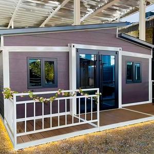 Casa Container Espandibile Ecologica Prefabbricata Bianca Modulare Portatile Pieghevole Economica per Campeggio e Abitazione - Product Image 2