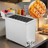 Nouvelle machine à frire les hot-dogs électriques professionnelle pour hot-dogs au fromage 220V