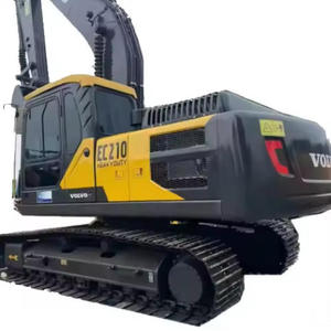 Excavadora Volvo EC210BLC Usada de 21 Toneladas con Funciones Digitales, Motor Cummins y Componentes Principales del Motor - Product Image 1