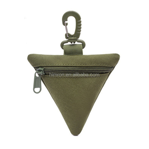 Sac tactique en toile pour l'extérieur, petite bourse à monnaie, porte-clés, <span class=keywords><strong>pochette</strong></span> pour accessoires de chasse, étui pour outils EDC triangulaire - Product Image 2