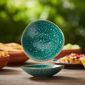 Ciotola Moon Turquoise Cazoleta 19 cm H 5 cm per servire il cibo - Product Image 3