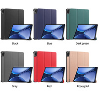 Étui intelligent pliable en trois parties, coque rigide en cuir PU, fin et léger, avec fonction de réveil et de mise en veille automatiques pour OnePlus Pad 4 OPPO Pad5 Pro 2026