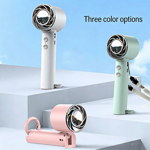 Nouveau mini ventilateur de cou pliable rechargeable, ventilateur de bureau portable 3-en-1 - Product Image 4