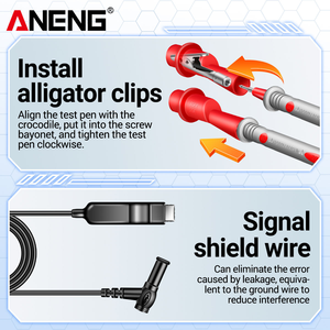 ANENG Multímetro Digital MH13 Ohm Tester Alta Tensão 2000 Contagem Resistência Medidor Isolamento Terra Megohmmeter Ferramenta 1 Ano IP65 - Product Image 5