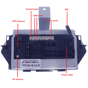 NAVIHUA Lecteur DVD de voiture 12,3 pouces FM <span class=keywords><strong>AM</strong></span> MP5 Android Autoradio Moniteur GPS Navigation pour Acura MDX - Product Image 4