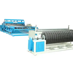Automatic reinforcing mesh welding machine and steel wire mesh spot making machine