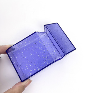 Confezione opp impermeabile tabacco personalizzato colorato pp trasparente glitter glow in plastica acrilica scura portasigarette flip-top - Product Image 6