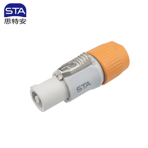 Connecteur d'alimentation Powercon pour aviation 20A 250V, pour haut-parleur, affichage LED, Nac3fxxa-ws, connecteur à verrouillage, aérospatiale, micro-ondes - Product Image 1