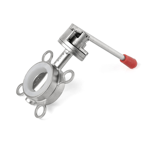 Thép không gỉ Hướng dẫn sử dụng kẹp với xử lý DN50-DN100 Van bướm cho mục đích chung nước - Product Image 4