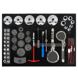 52PCS Industrial Tooling Automotive Professional Stainless Steel Mobile Tools Mechanic Box Tool Cabinet Set