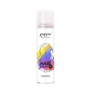 KINGYES Style Bright Purple Temporary Instant Pop <strong>Hair</strong> Color <strong>Spray</strong> in <strong>Hair</strong> Styling Products <strong>Glitter</strong> <strong>Hair</strong> Dye Color - Product Image 1