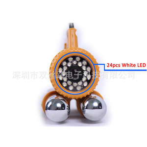 Underwater Fishing <b>Camera</b> 600TVL <b>Wired</b> Portable For Sea River Ice Fishing With Visual Display 0.6m-73m Depth Range Orange Color - Product Image 4