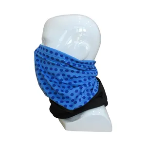 Custom Hiking Skiing Scarf Hat Bandana Neck Warmer with Hood and Face Guard