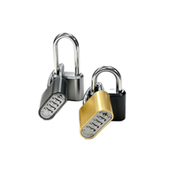 Cadenas à combinaison en zinc 2026, vente chaude usine, avec 4 roues numériques, ouverture par le bas, montage facile