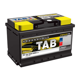 Batería Tab Magic Stop Go Efb 12V 70Ah 680A Mejorada para Automóvil - Product Image 1