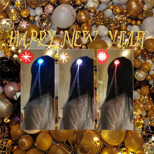 Cô Gái Light Up LED Tóc <span class=keywords><strong>Pins</strong></span> Nhấp Nháy Sợi Quang Cho Bán Buôn - Product Image 3