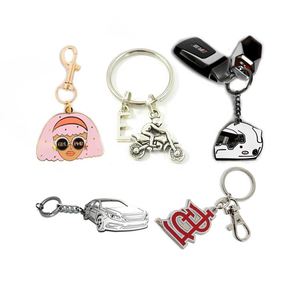 Móc Khóa Kim Loại Hợp Kim Kẽm Thiết Kế Thời Trang Logo Tùy Chỉnh Móc Khóa Tráng Men Làm Quà Tặng - Product Image 1