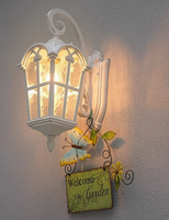 Lampe murale LED moderne et antique pour extérieur, jardin, villa, en aluminium et verre, étanche, pour terrasse et cour, lumière chaude 3500K