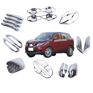 Nouveaux ensembles complets d'accessoires de voiture, décoration en ABS chromé, kit carrosserie CHROME pour Qashqai - Product Image 1