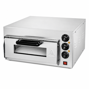 Commercial Countertop Electric Single Deck Pizza Oven 220V 2kW Pizza Baker with Viewing Window for Restaurant Cafe Shop - Product Image 1