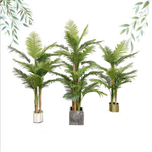 Decoración realista para el hogar plantas artificiales bonsái de alta calidad árbol artificial de interior 60cm <span class=keywords><strong>Chrysalidocarpus</strong></span> <span class=keywords><strong>Lutescens</strong></span> - Product Image 2