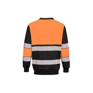 PORTWEST - PW376OBR4XL PW3 Sweat-shirt haute visibilité Classe 1 Orange/Noir-EAN 5036108391219 HI-VIS WORKWEAR - Product Image 2