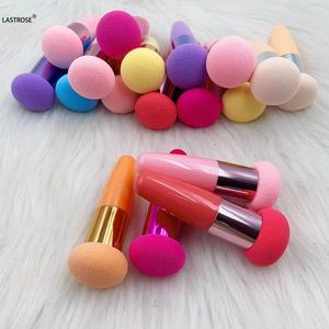 Esponja de maquillaje al por mayor con mango para base de maquillaje, aplicador de polvo cosmético suave para rostro - Product Image 6