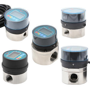 Medidor de Flujo de Aceite Digital de Acero Inoxidable, LCD Personalizable, Engranaje Ovalado para Gasolineras, Transmisión de Señal 485, Líquido Hall OEM - Product Image 1