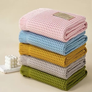 Serviette <span class=keywords><strong>de</strong></span> Bain Jetable en Pur Coton 90 x 180 cm, Sèche Rapidement, Tissée avec Glands, Agrandie, Absorbante, Douce, Antibactérienne, Certifiée OEKO-TEX, Pour Usage Domestique - Product Image 5