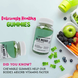 Gummies OEM de Mousse de Mer <span class=keywords><strong>et</strong></span> d'Algue Fucus Vésiculeuse Naturelles, Riches en Fibres <span class=keywords><strong>et</strong></span> Nutriments, Véganes, pour la Thyroïde, la Digestion <span class=keywords><strong>et</strong></span> le Soutien Immunitaire - Product Image 2