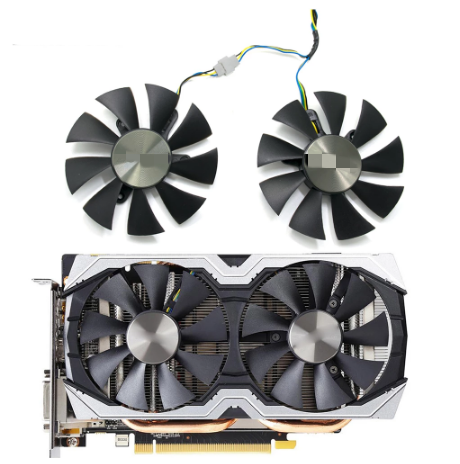 85mm GFY09010E12SPA 4Pin Cooler Fan Replace for ZOTAC Geforce GTX 1060 AMP Edition 6 GB GTX 1070 Mini Graphics Card Cooling