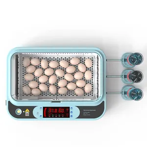 Incubadora de ovos para pássaros de 24 capacidade, setter de ovos para incubadora