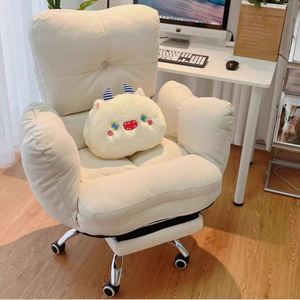 Nueva Silla de Juego Ergonómica Plegable Informal con <span class=keywords><strong>Tela</strong></span> Resistente al Agua, Función de Inclinación Giratoria de 360 Grados, Diseñada para Juegos - Product Image 6