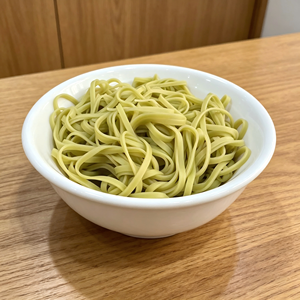Hot Selling Green Spinach Noodles Children Healthy Diet Factory Wholesale Noodles - Product Image 4