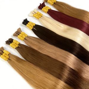 Extensions de <span class=keywords><strong>cheveux</strong></span> humains Remy 100% européens, vierges russes, cuticules alignées, double épaisseur, pointe en I, couleur claire, extensions de <span class=keywords><strong>cheveux</strong></span> bruts - Product Image 1