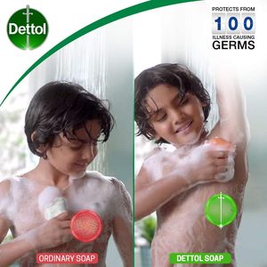 Para Dettol Original 125gm jabón de baño hecho a mano limón perfumado antiacné blanqueamiento antiséptico jabón de baño paquete de 4 - Product Image 6