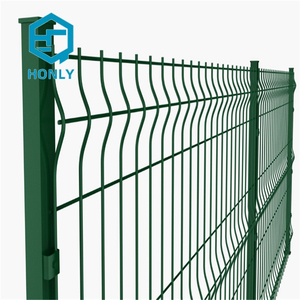 Vallas de Seguridad Modernas de Alambre con Diseño Curvo 3D en Hierro para Jardín, Entrada de Vehículos, Casa y Parques - Product Image 4