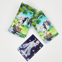 Cartes de jeu holographiques personnalisées, usine OEM, vente en gros, services d'impression de cartes de jeu de société anime pour collectionneurs