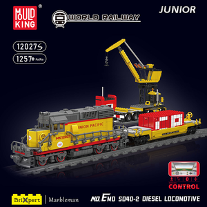 Khuôn Vua 12027 SD40-2 DIESEL đầu máy mô hình đào tạo khối xây dựng đồ chơi moc lắp ráp mô hình tàu cao tốc gạch - Product Image 2
