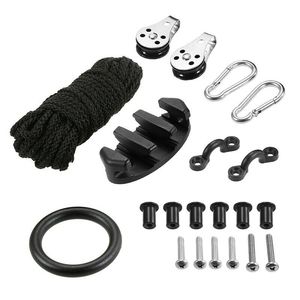 Kit de ancla para barco con cuerda, polea, abrazadera y tornillo para reparación y reemplazo de kayak - Product Image 5