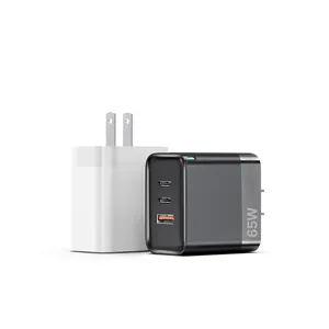 Đa cổng PD 65W Watt loại C sạc điện thoại di động sạc nhanh loại C USB-C gan du lịch Sạc Adapter USB với EU chúng tôi Anh cắm - Product Image 4