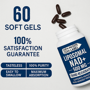 Hot Selling Hoge Kwaliteit Nad Softgel Capsules Nicotinamide Riboside Nucleosiden Supplement Energie Hersenfunctie Nad + Capsules - Product Image 2