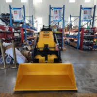 Chargeuse compacte sur chenilles V1000, hauteur de chargement 2102 mm, hauteur de déchargement 1522 mm, mini-chargeuse compacte, godet de 0,19 m³