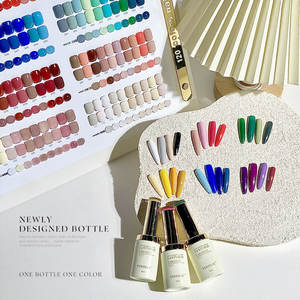 مجموعة طلاء أظافر جل فينيماي بالأشعة فوق البنفسجية، 120 لونًا، مجموعة ألوان جل طويلة الأمد، تصميم زجاجة جديد، مجموعة طلاء جل مع لوحة ألوان للصالونات - Product Image 2