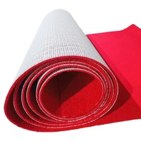 Tapis Shaggy doux épaissi rouleau tapis mur à mur tapis de sol anti-dérapant pour la maison chambre salle de conférence théâtre événement coureur