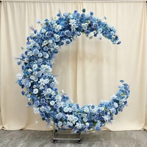 Arco floral semicircular de media luna para decoración de bodas y despedidas de soltera - Product Image 4