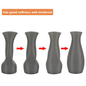 Filament <span class=keywords><strong>TPU</strong></span> flexible 3D en gros, 175 mm, transparent bleu gris, filament <span class=keywords><strong>TPU</strong></span> 0,5 kg/bobine pour imprimante 3D FDM - Product Image 5