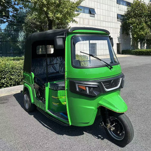 Motocicleta de 3 ruedas barata, triciclo Tuk de pasajeros de 200cc de gran potencia, fabricación china, motor de gasolina cerrado de 12V - Product Image 2