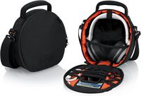 Étui de transport universel de luxe pour casque DJ et studio, fermeture éclair, en polyester, étui de voyage protecteur pour casques